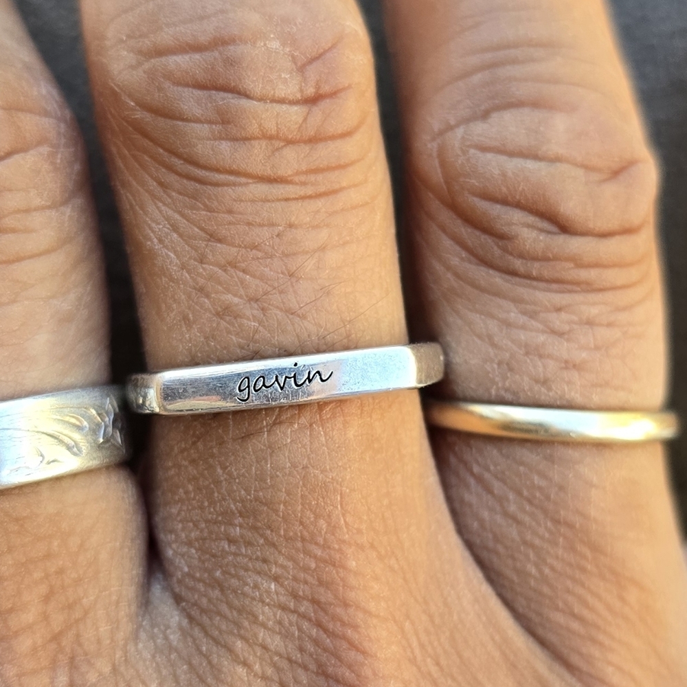 Sterling Silver 925 "Gavin" Script Personalized N… - image 3